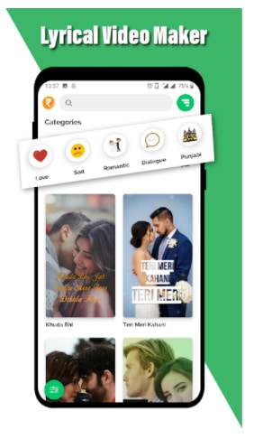 Lovely - Lyrical Video Status Maker - Video Maker App Download