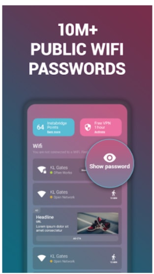 WiFi Passwords by Instabridge
